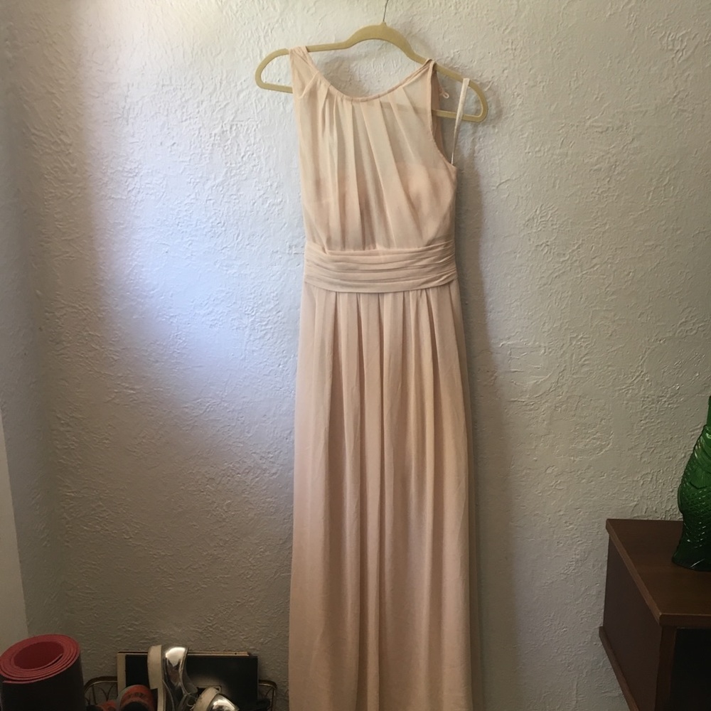Bill Levkoff Bridesmaid Dress Champagne Size 2